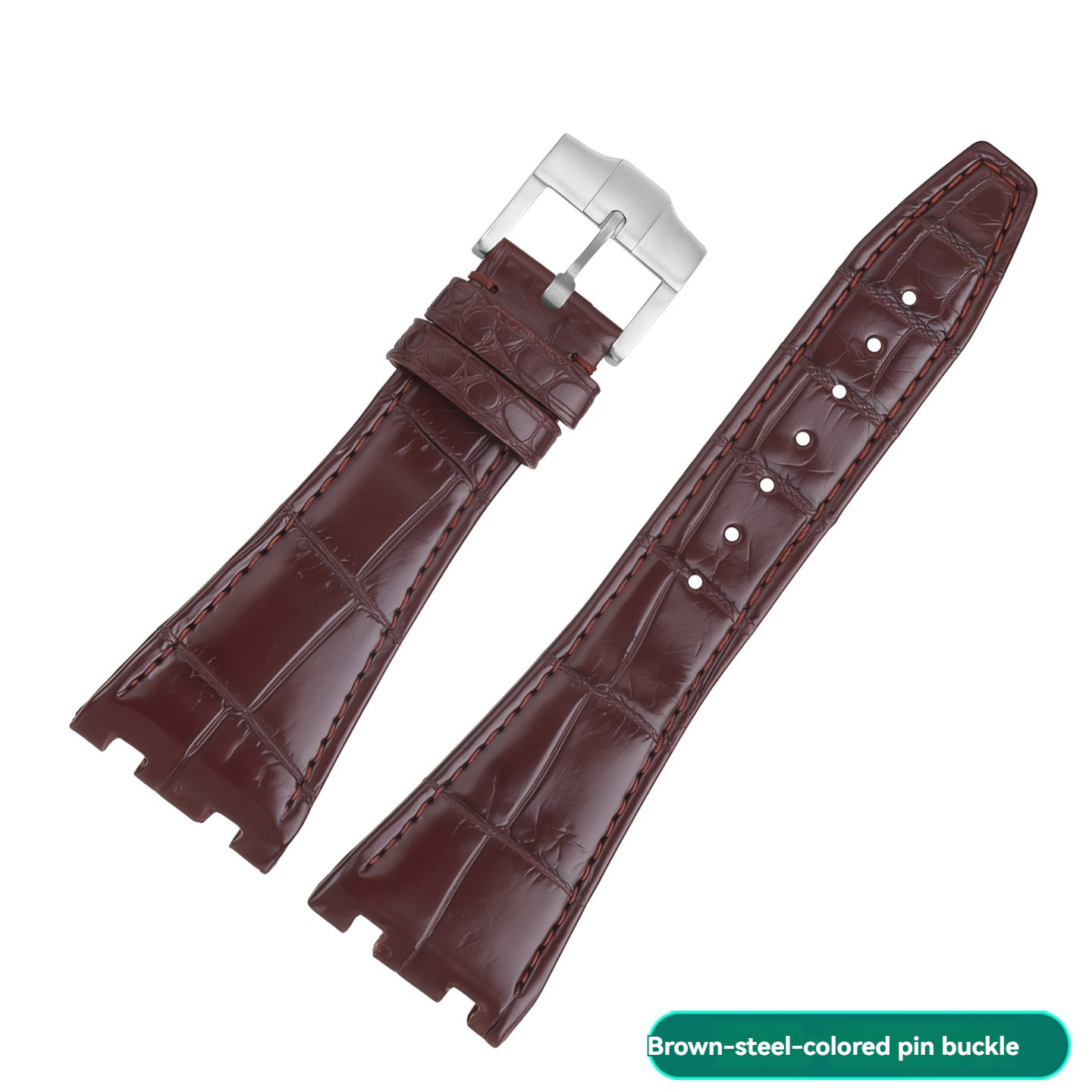 Genuine Alligator Leather Watch Band for AP Audemars Piguet Royal Oak Offshore 15710 15703