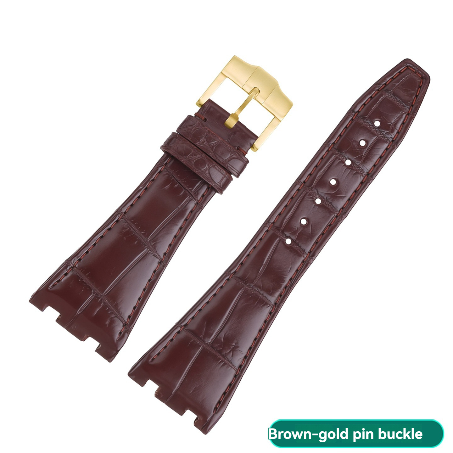 Genuine Alligator Leather Watch Band for AP Audemars Piguet Royal Oak Offshore 15710 15703