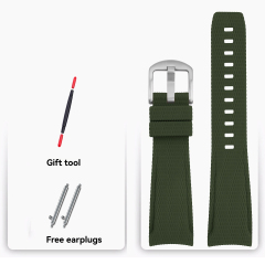 Army Green - Silver