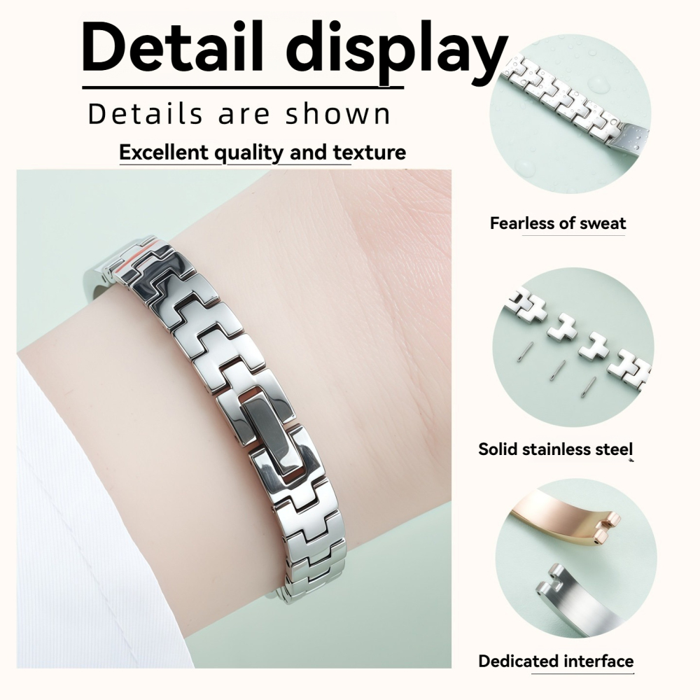 Solid Stainless Steel Watch Band for Tissot T113109A