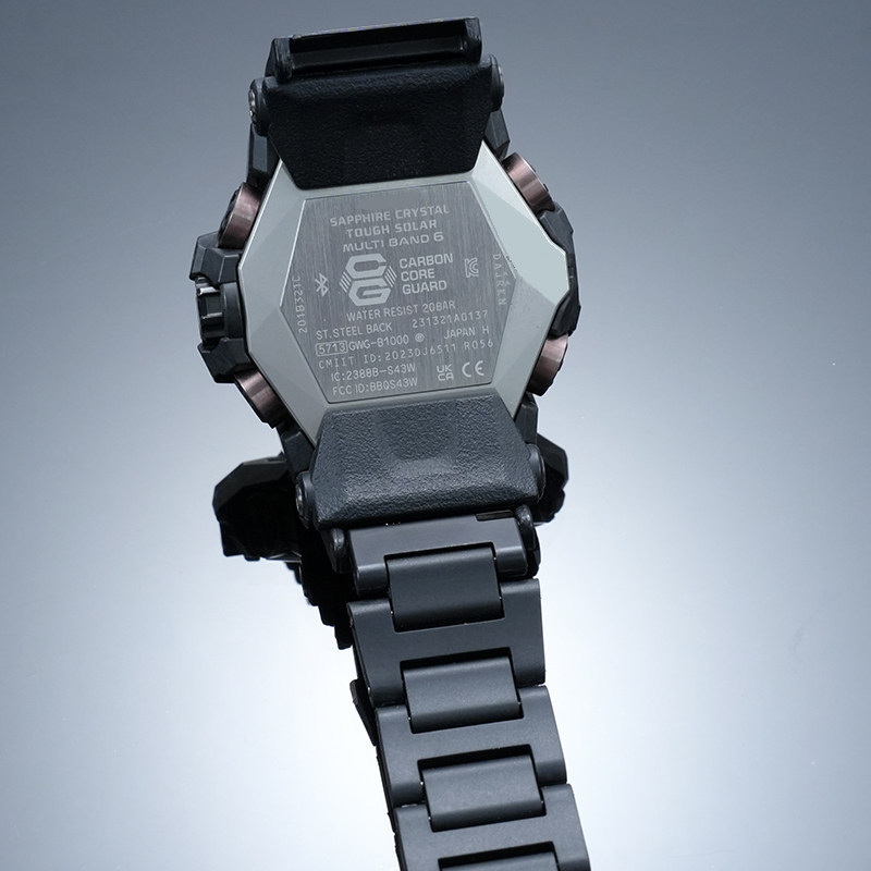 Lightweight Composite Steel Watch Band for Casio GWG-B1000 Mudmaster 3rd Gen