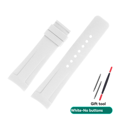 White - No Buckle