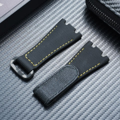 Black With Yellow Stitching