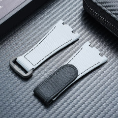 Gray With Black Stitching