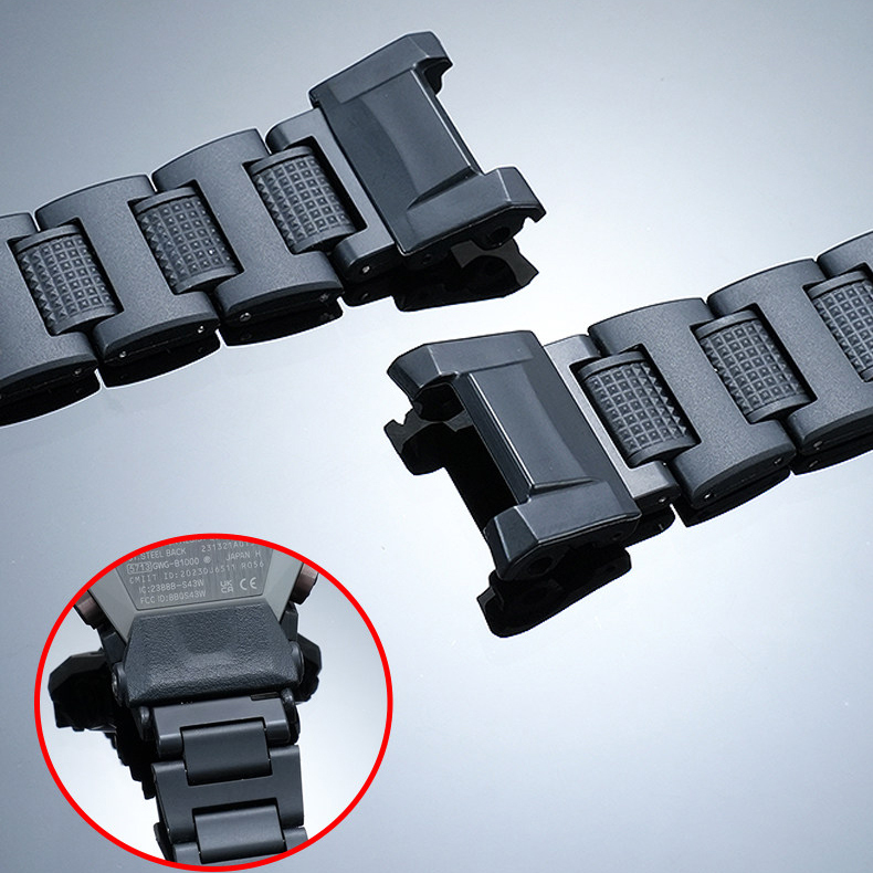 Lightweight Composite Steel Watch Band for Casio GWG-B1000 Mudmaster 3rd Gen