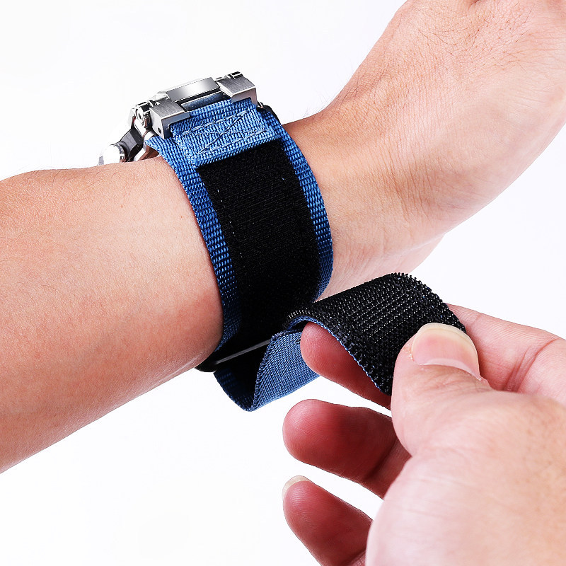 Hook & Loop Nylon Watch Band for Casio GBD-300 G-SHOCK