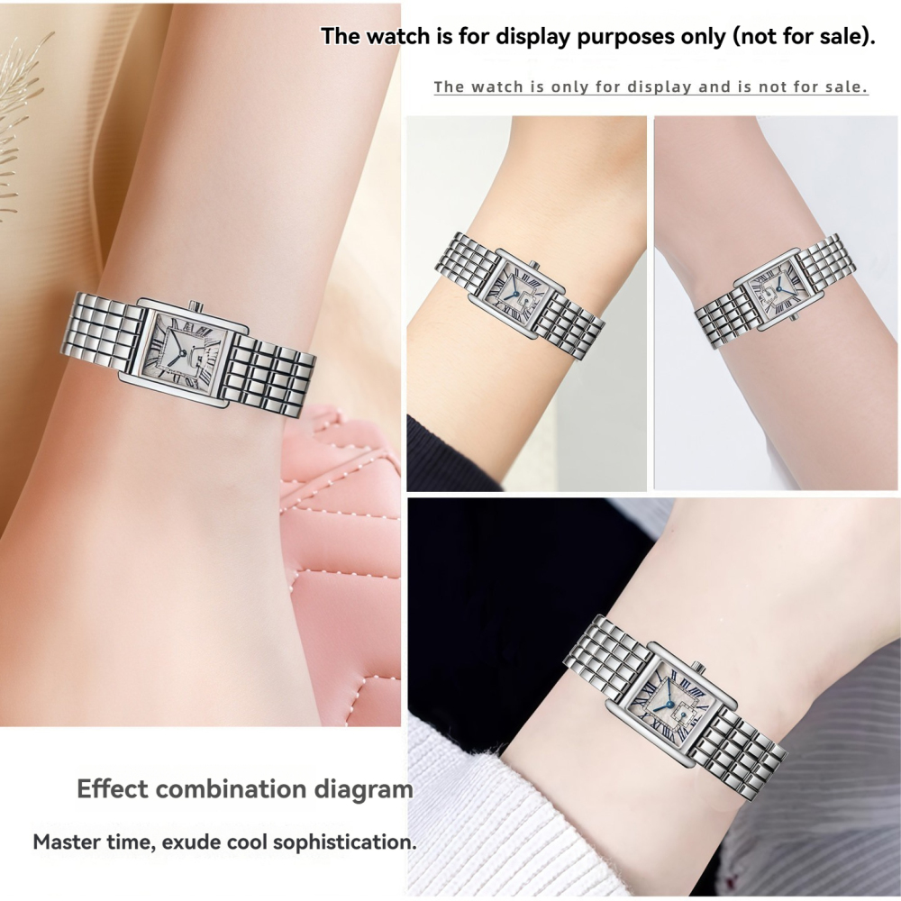 16mm Solid Stainless Steel Watch Band for Longines Mini DolceVita