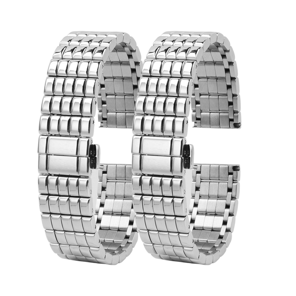 16mm Solid Stainless Steel Watch Band for Longines Mini DolceVita