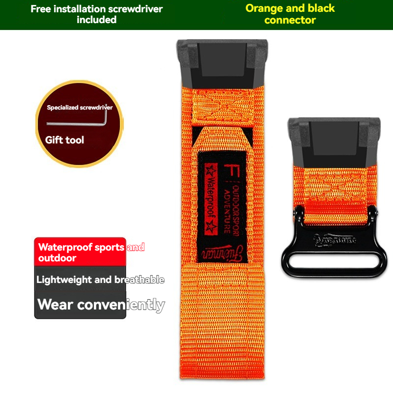 Hook & Loop Nylon Watch Band for Casio GBD-300 G-SHOCK