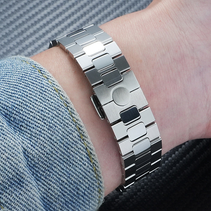 Solid Stainless Steel Watch Band for Bell & Ross BR05A BR05C-A523