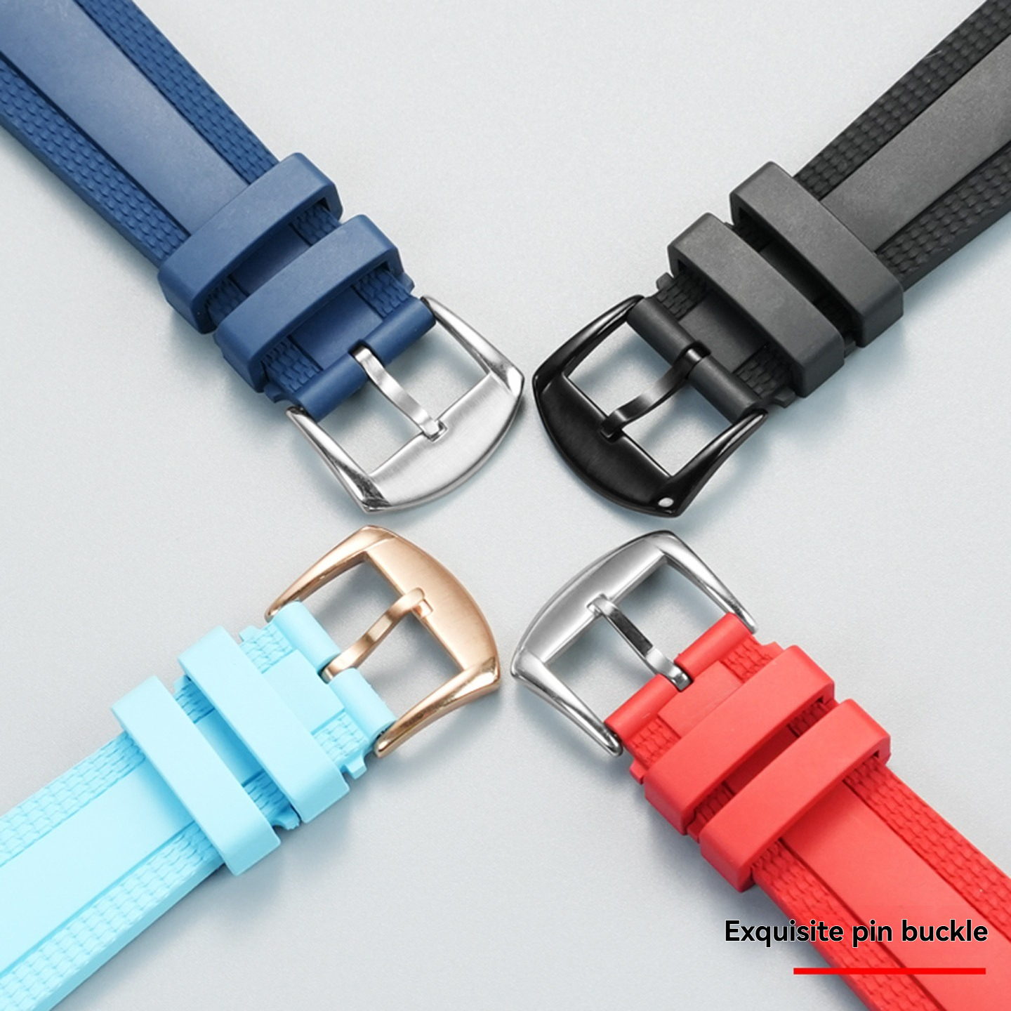 FKM Rubber Watch Band for Breitling Avenger / Superocean / Navitimer