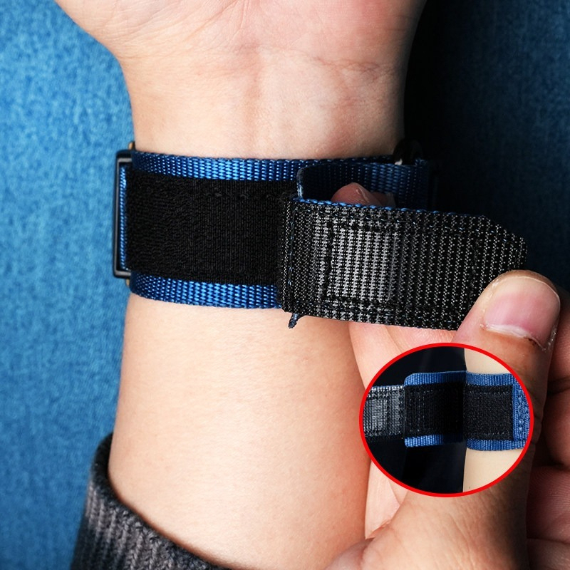 Hook & Loop Nylon Watch Band for Casio GWF-1000 Frogman 5th Gen