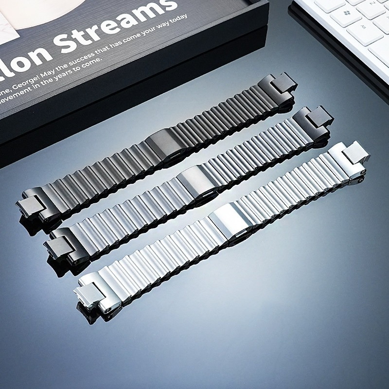 Quick Release Stainless Steel Watch Band for Casio G-STEEL GST-B400
