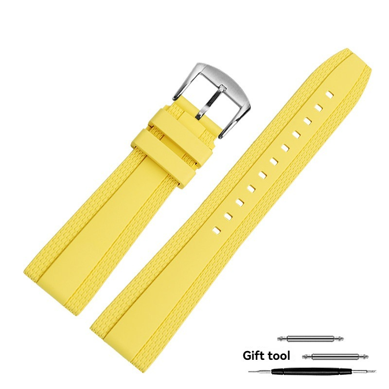 FKM Rubber Watch Band for Breitling Avenger / Superocean / Navitimer