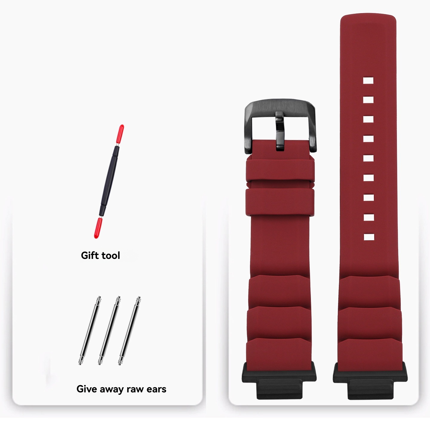 16mm Silicone Resin Watch Band for Casio G-SHOCK Square DW5600 / GW-B5600 / GW-M5610
