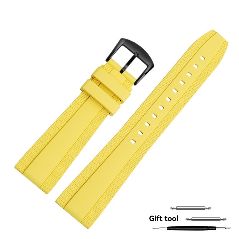 FKM Rubber Watch Band for Breitling Avenger / Superocean / Navitimer