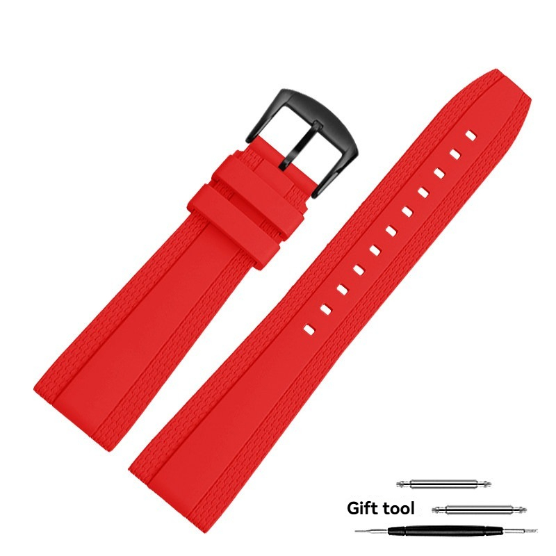 FKM Rubber Watch Band for Breitling Avenger / Superocean / Navitimer