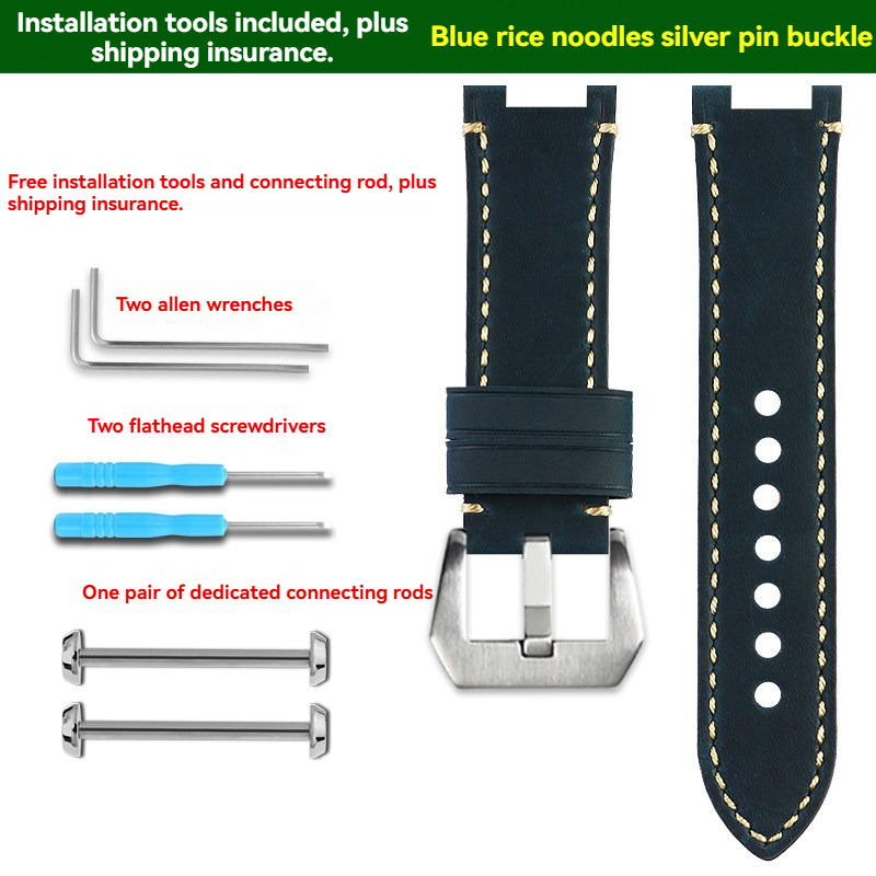 Vintage Genuine Leather Watch Band for Casio PRO TREK PRX-8000 / PRX-8001YT