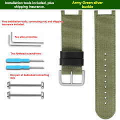 Army Green Silver