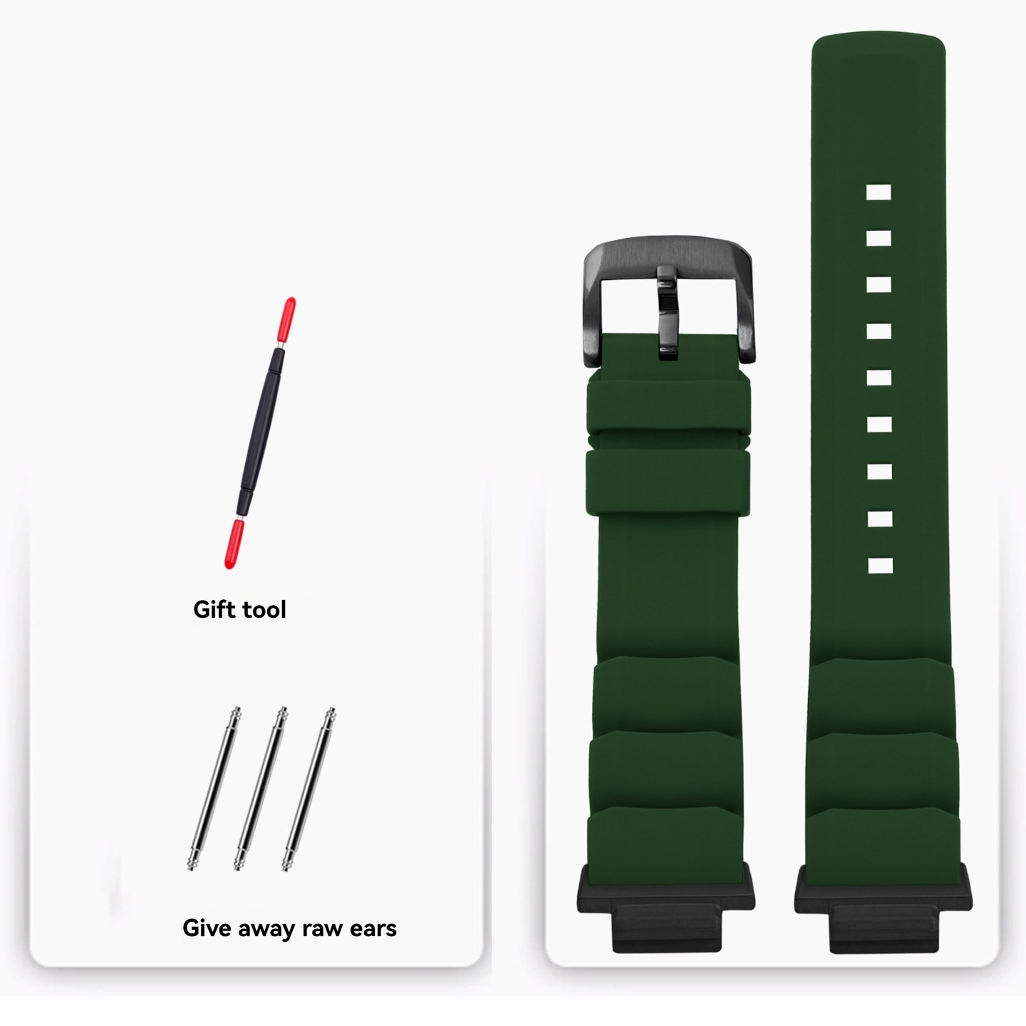 16mm Silicone Resin Watch Band for Casio G-SHOCK Square DW5600 / GW-B5600 / GW-M5610