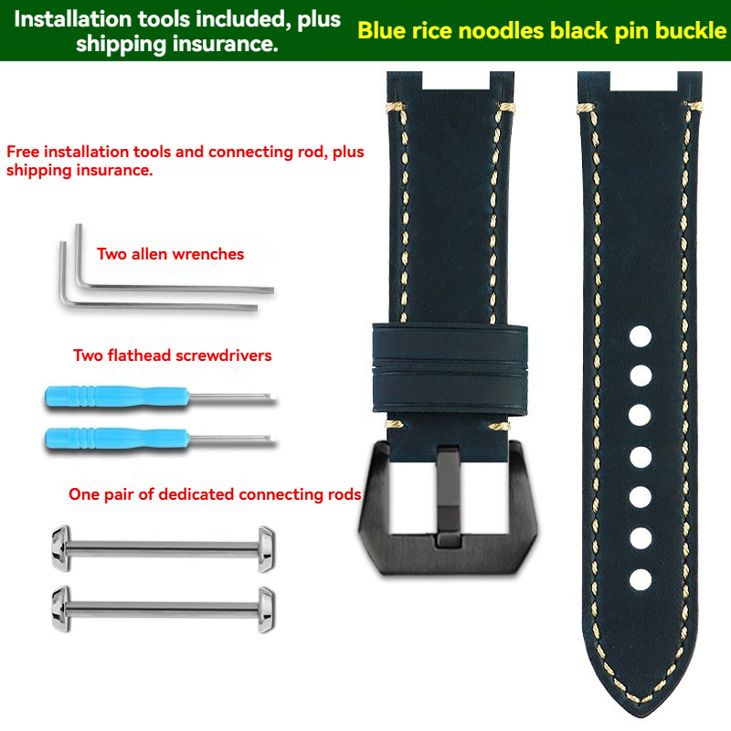 Vintage Genuine Leather Watch Band for Casio PRO TREK PRX-8000 / PRX-8001YT