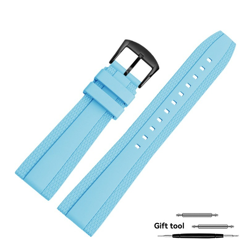FKM Rubber Watch Band for Breitling Avenger / Superocean / Navitimer