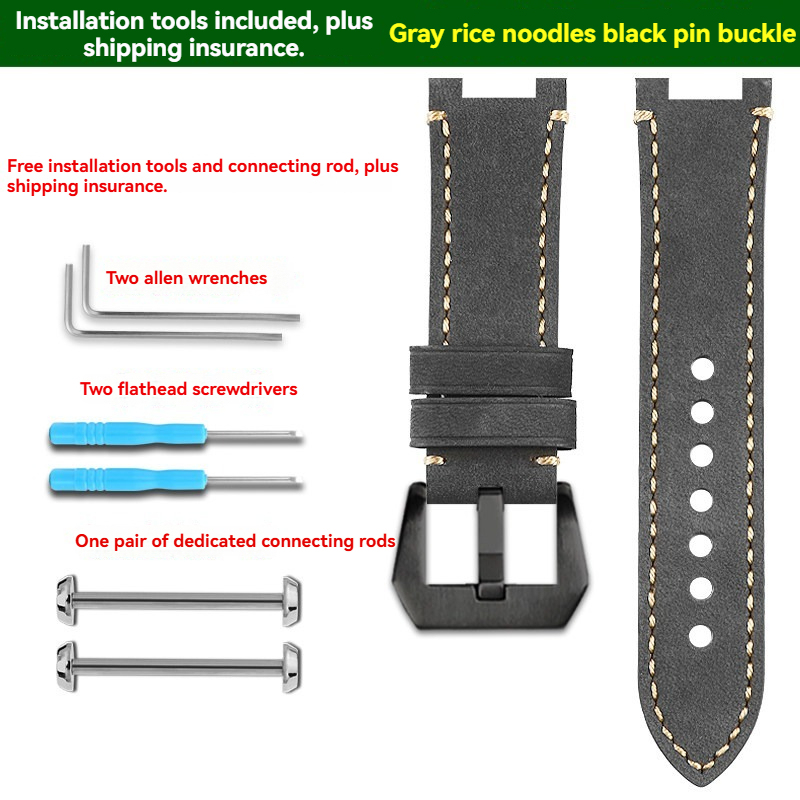 Vintage Genuine Leather Watch Band for Casio PRO TREK PRX-8000 / PRX-8001YT