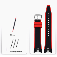 Black Red - Silver