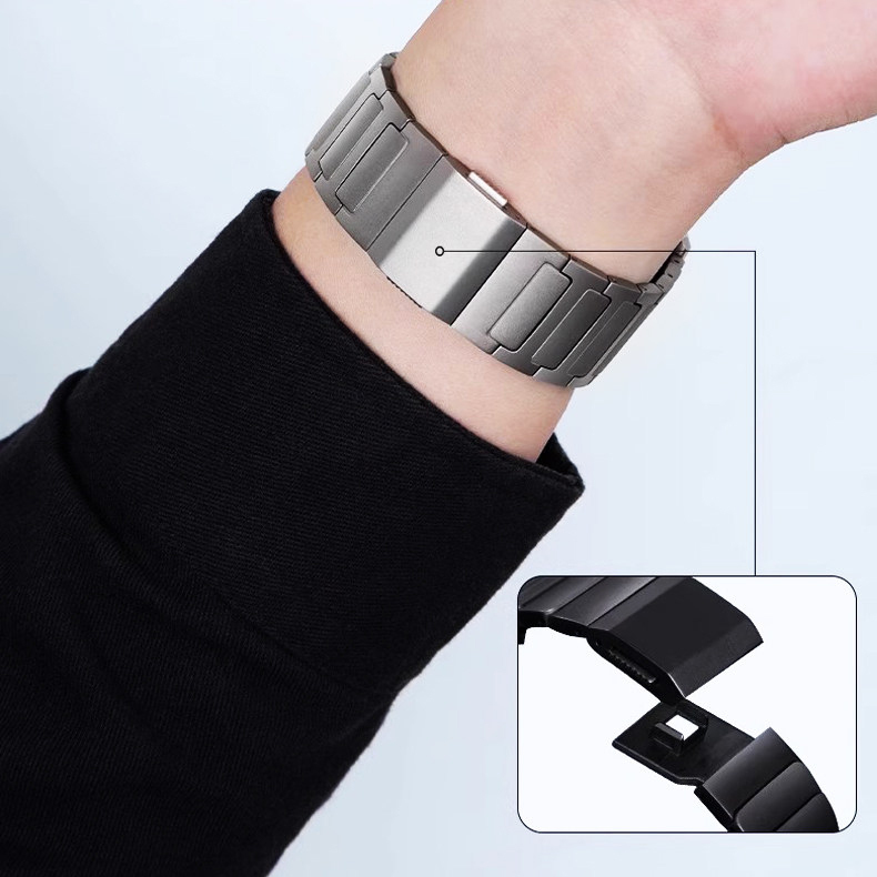 Quick Release Stainless Steel Watch Band for Casio G-STEEL GST-B400