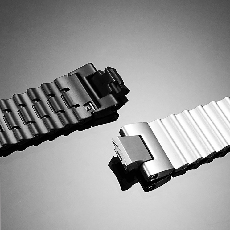 Quick Release Stainless Steel Watch Band for Casio G-STEEL GST-B400