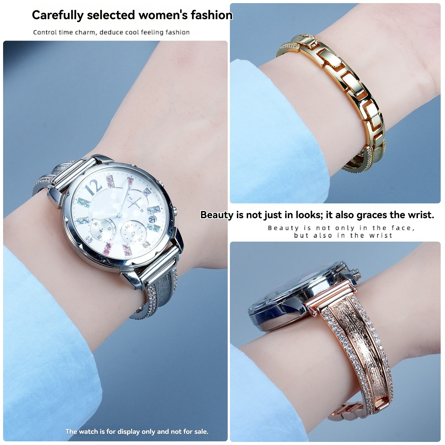 Quick Release Stainless Steel Watch Band for Casio SHEEN SHN-5010 / SHN-5012