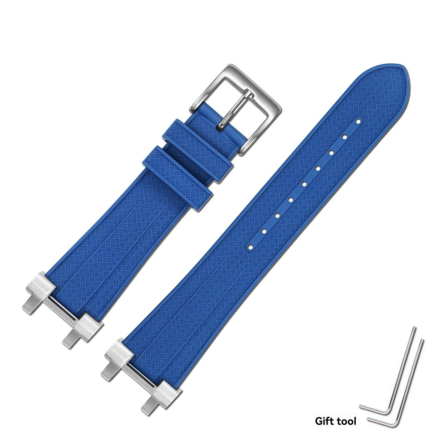 FKM Rubber Watch Band for Casio MTG-B1000