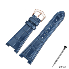 Blue‑Rose Gold Buckle‑No End Piece