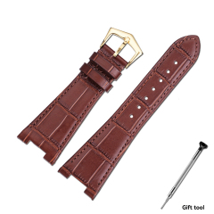 Brown‑Gold Buckle‑No End Piece