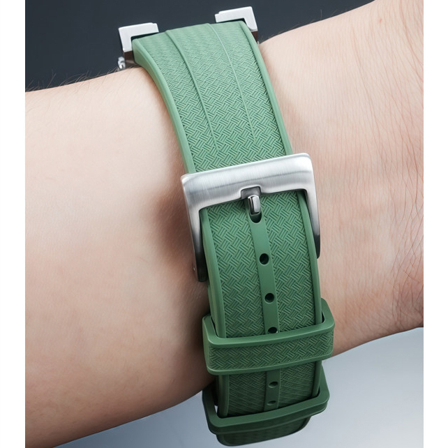 FKM Rubber Watch Band for Casio MTG-B1000