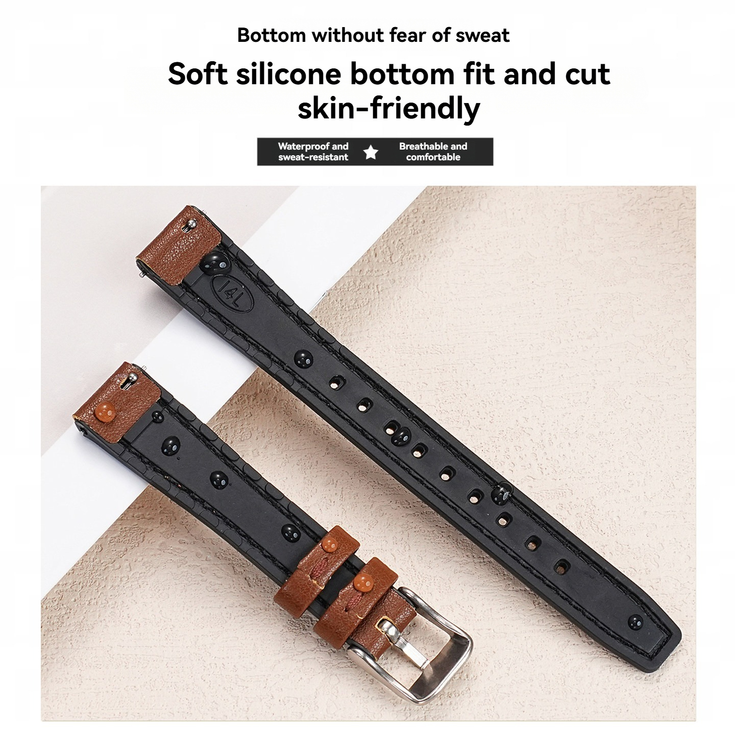 Genuine Leather Watch Band for Tissot T013 Ladies' Collection