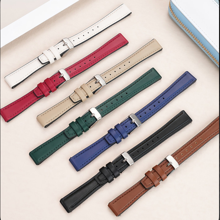 Genuine Leather Watch Band for Tissot T013 Ladies' Collection
