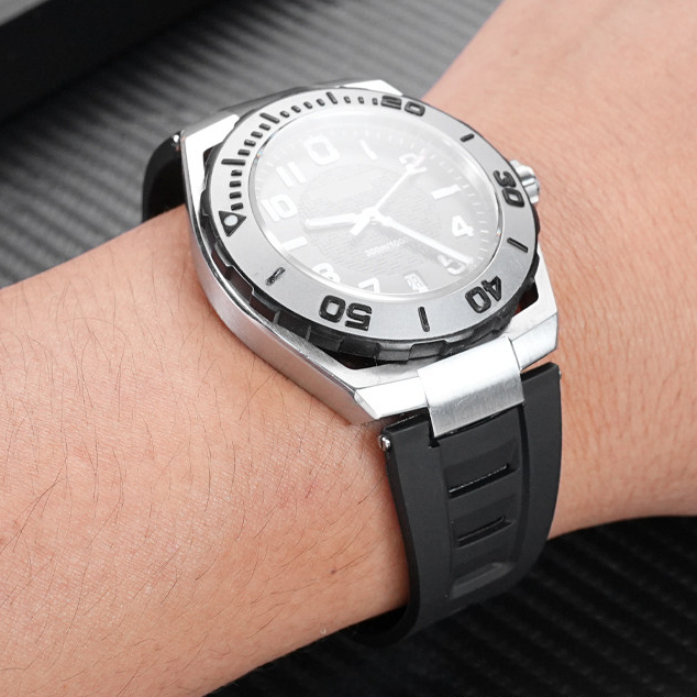 25mm Silicone Watch Band for Hamilton Khaki Navy Frogman H78716333