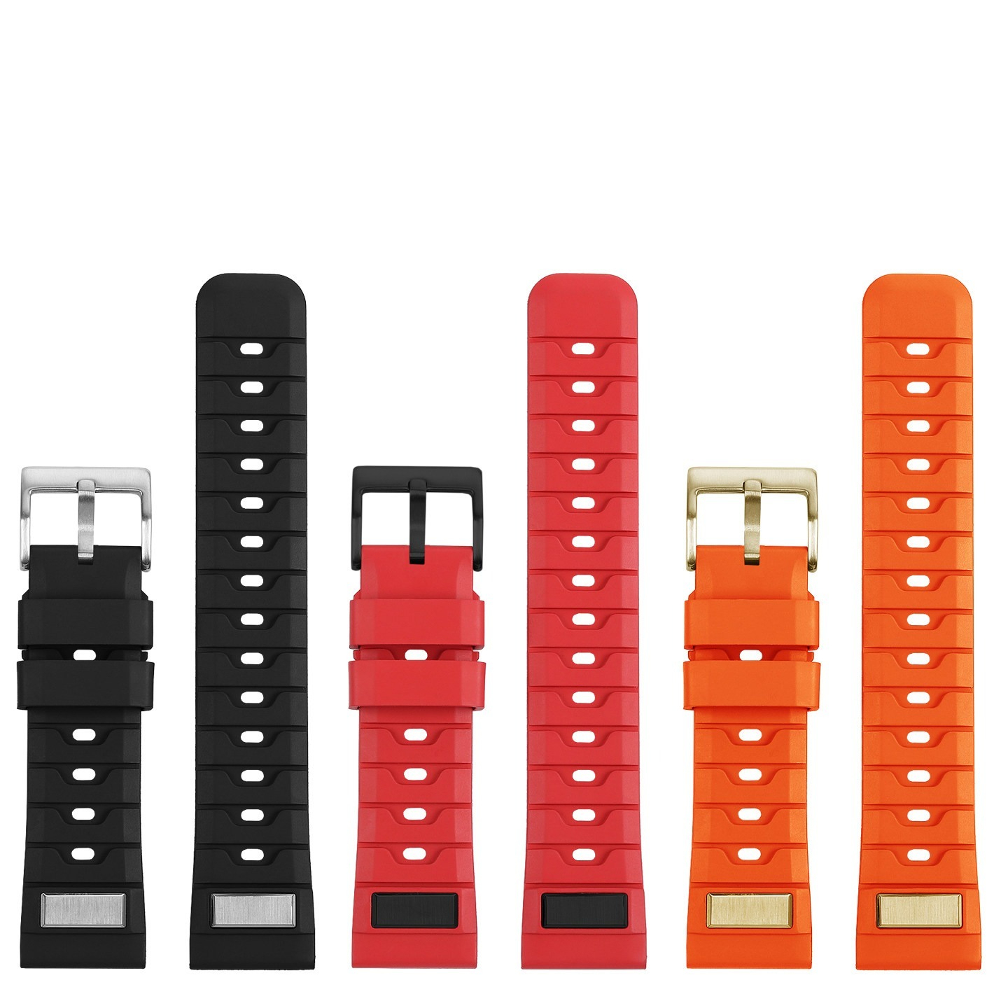 22/20mm FKM Rubber Watch Band for TAG Heuer Formula 1 CAZ1010