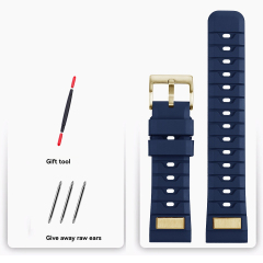 Blue‑Gold Insert‑Gold