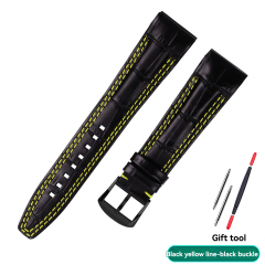 Black‑Yellow Stitch‑Black