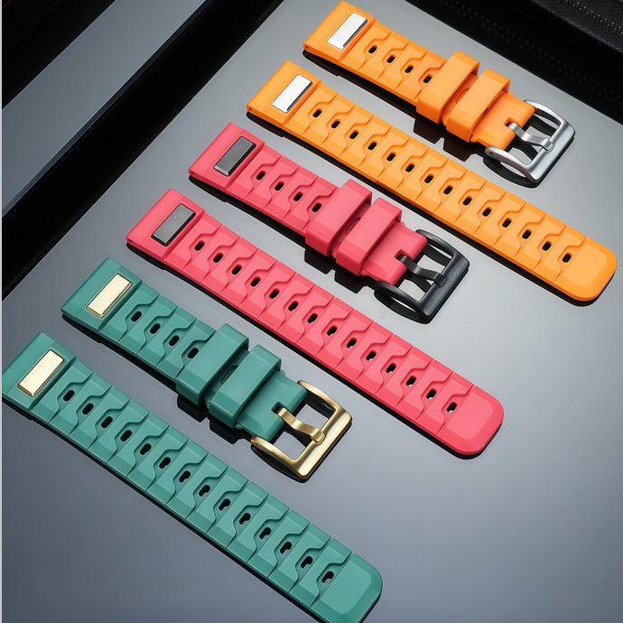 22/20mm FKM Rubber Watch Band for TAG Heuer Formula 1 CAZ1010