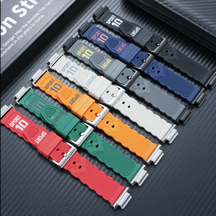16mm FKM Rubber Watch Band for Casio G-SHOCK DW5600 / GW-M5610 / GW-B5600