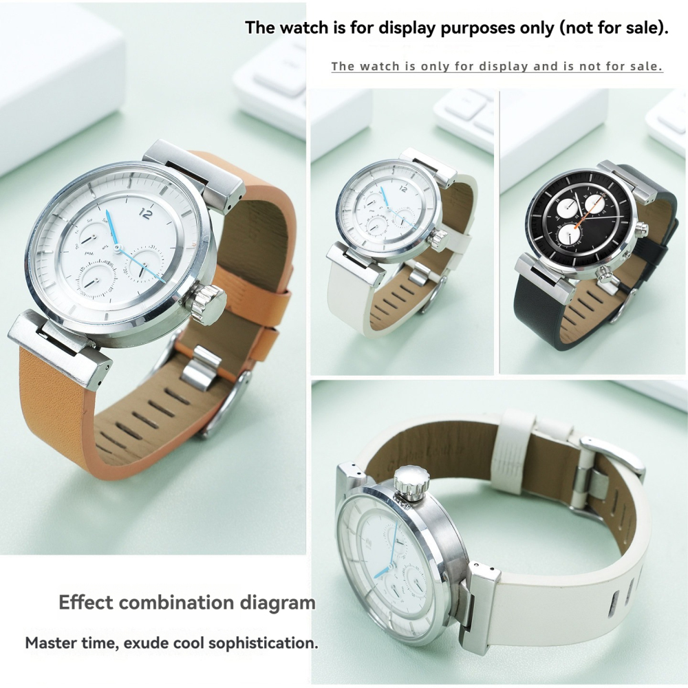 Genuine Leather Watch Band for Issey Miyake