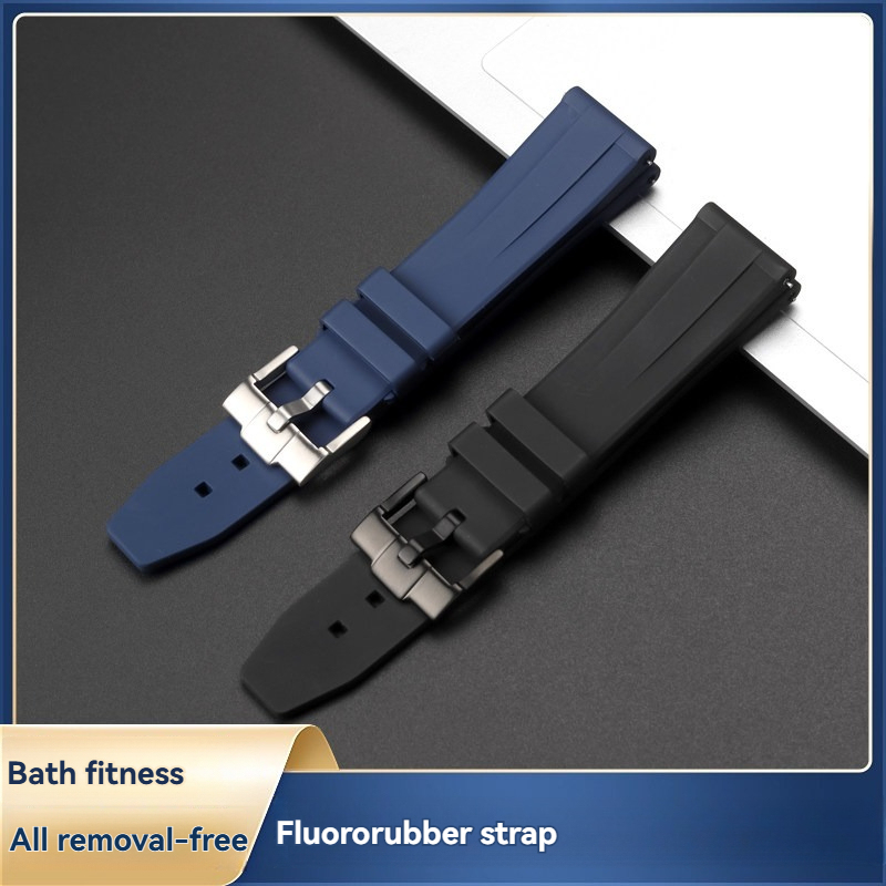 22mm FKM Rubber Watch Band for Huawei Watch 5 / 4 / GT5 46mm