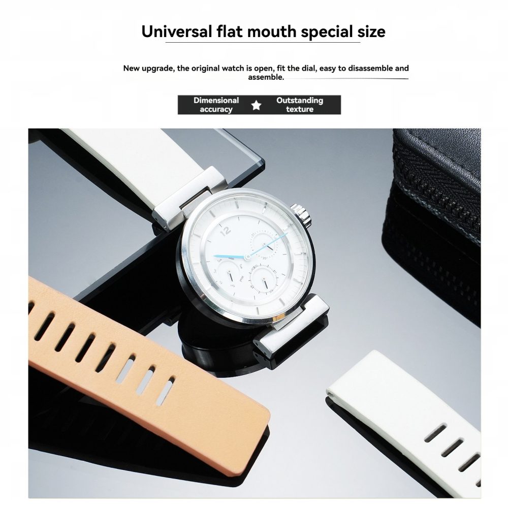 Genuine Leather Watch Band for Issey Miyake