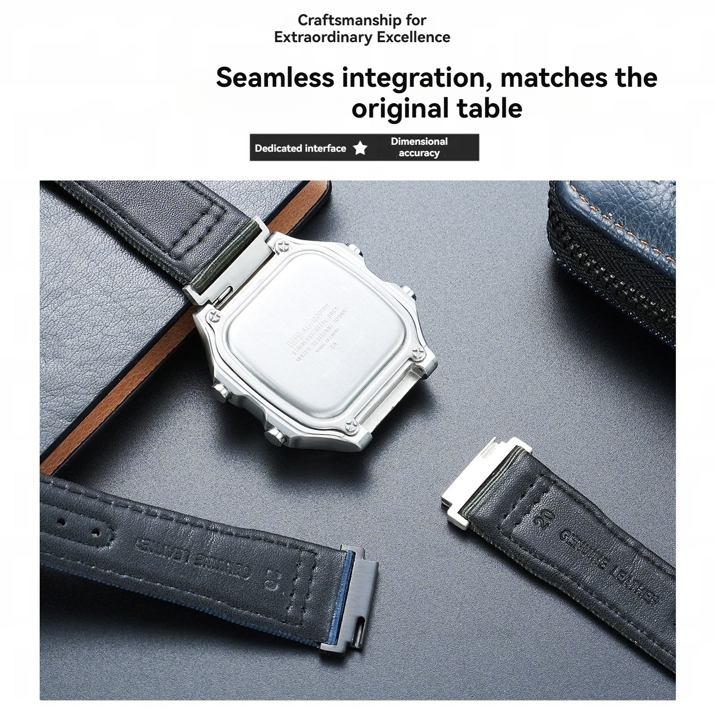 18mm Nylon Canvas Watch Band for Casio AE-1200 / AE-1300 / AE-1500 / A158 / A168