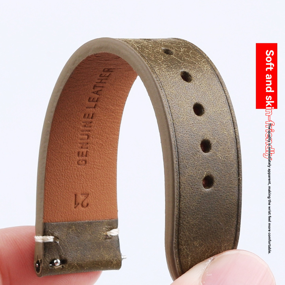 18/19/20/21/22mm Genuine Leather Watch Band for IWC Pilot / Portugieser / Portofino