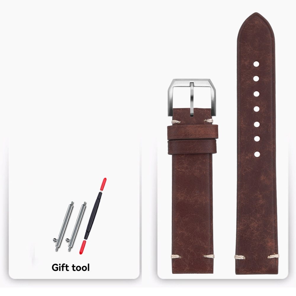 18/19/20/21/22mm Genuine Leather Watch Band for IWC Pilot / Portugieser / Portofino