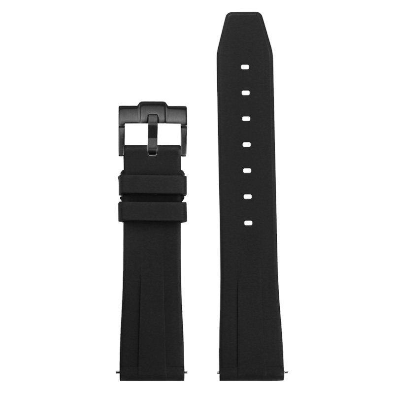 22mm FKM Rubber Watch Band for Huawei Watch 5 / 4 / GT5 46mm
